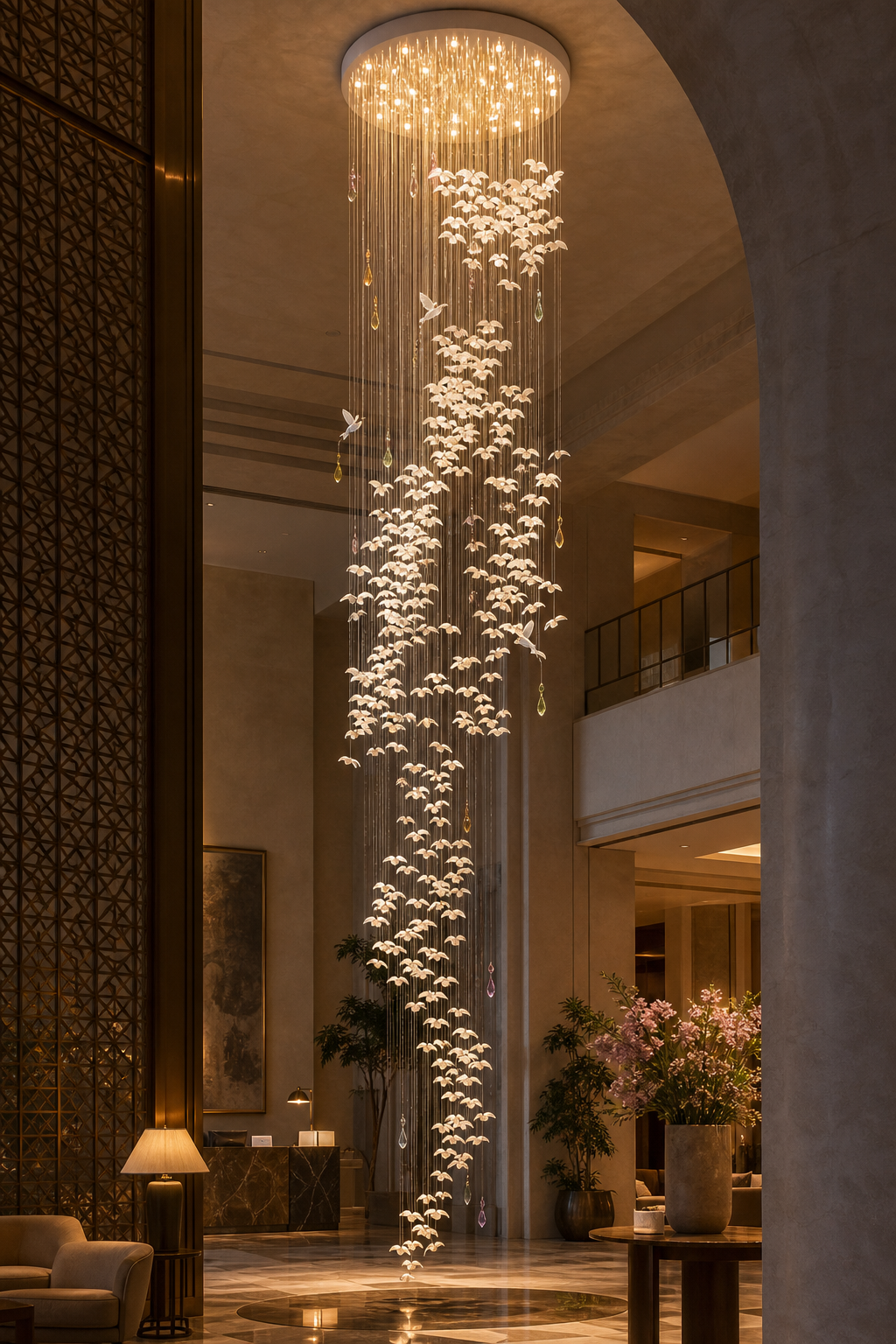 
Orchivelle Ceramic Grand Cascade Chandelier
