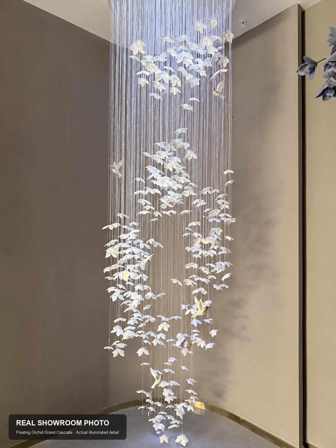 
Orchivelle Ceramic Grand Cascade Chandelier