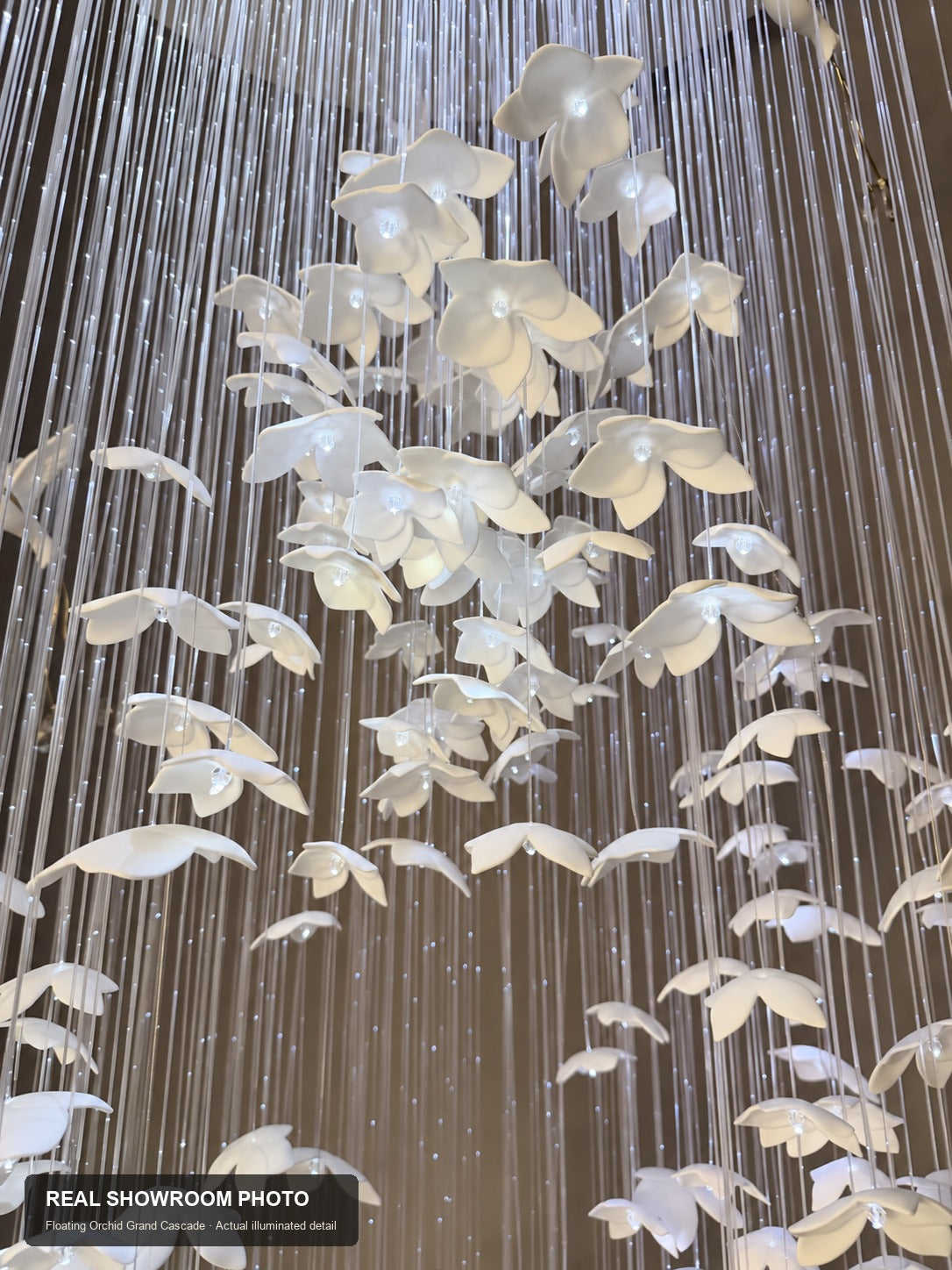 
Orchivelle Ceramic Grand Cascade Chandelier