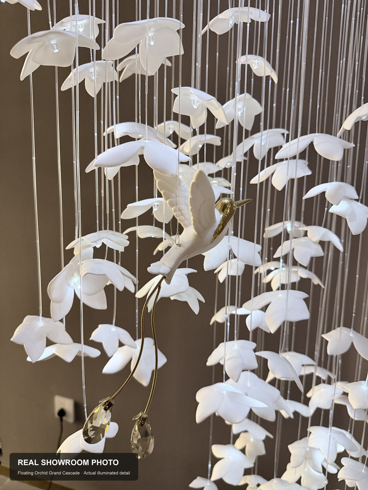 
Orchivelle Ceramic Grand Cascade Chandelier